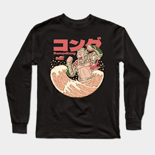 Ramen Kong in The Ocean Long Sleeve T-Shirt